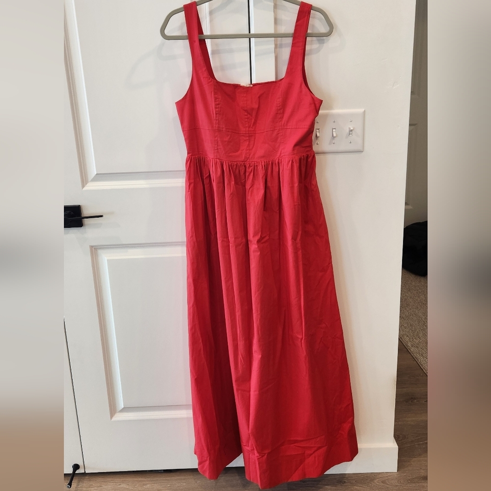 Elegant Red Maxi Dress